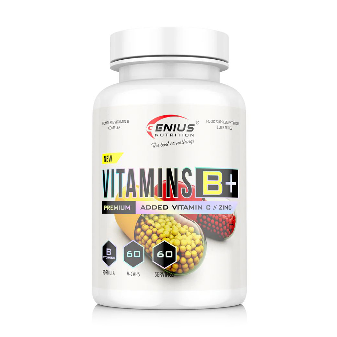 Комплекс вітамінів групи B Genius Nutrition Vitamins B+, 60 капсул
